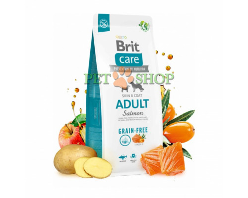 Brit Care Grain-free Adult Salmon, Potato 12 kg
