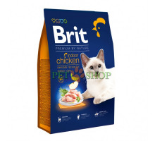 Brit Premium by Nature Cat Indoor 8 kg с курицей