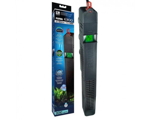 Fluval E Heater 300W – электронный нагреватель для аквариума, до 350 л