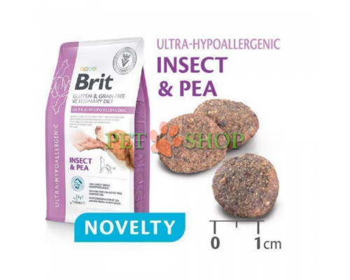 Brit Veterinary Diets Dog Ultra-Hypoallergenic для взрослых собак, 2 кг