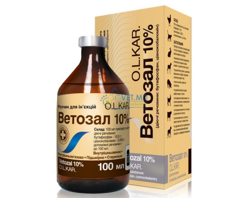 Ветозал 10% 100 мл O.L.KAR