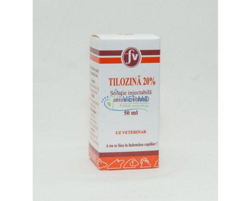 Тилозин 20% для инъекций,  20 ml
