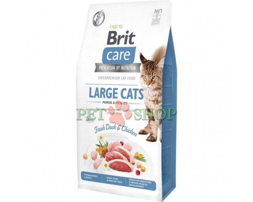 Brit Care Cat Grain-Free Large Cats power and vitality 7 kg