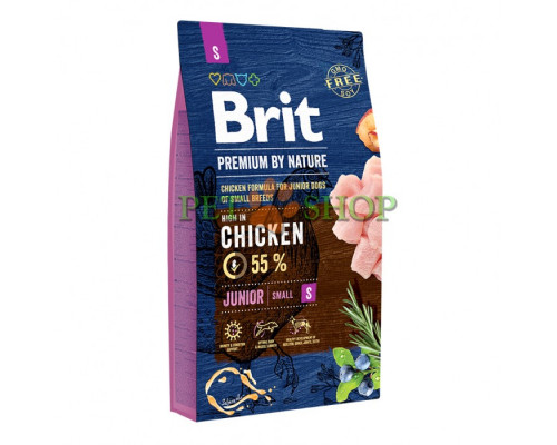 Brit Premium by Nature Junior S 8 kg
