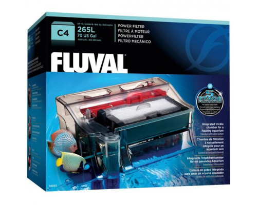 Hagen Fluval C4 – навесной фильтр для аквариума до 265 л
