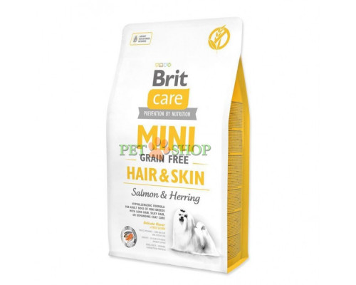 Brit Care Mini Grain Free Hair, Skin 2 kg