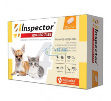Inspector Quadro Tabs для собак и кошек 0,5-2 кг, 1 таблетка
