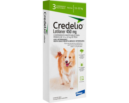 CREDELIO 450mg caini 11-22kg 3tb VERDE