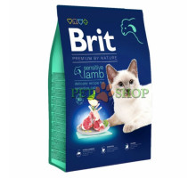 Brit Premium by Nature Cat с ягненком 8 кг