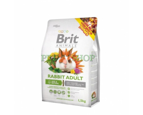 Brit Adult корм для кроликов 1.5 кг