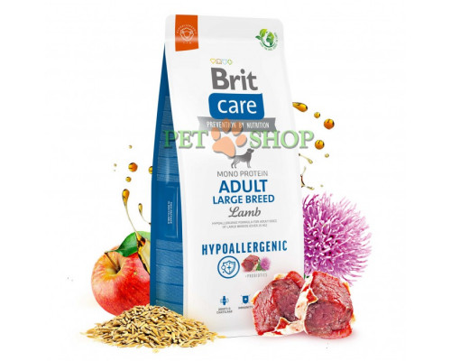 Brit Care Hypoallergenic Adult Large Breed Lamb 12 kg