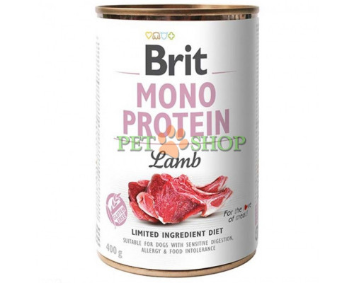 Brit Mono Protein Lamb 400 gr