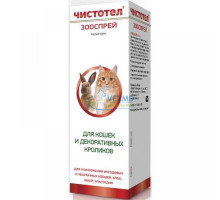 Чистотел зооспрей для кошек от блох и клещей, 100ml