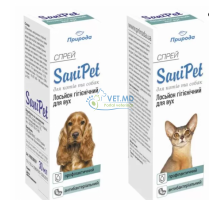 SaniPet Лосьон гигиенический для ушей для собак и кошек, 30 ml