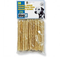 Hagen Dogit – жевательные спирали из говяжьей кожи для собак, 12,5 см, 50 шт.