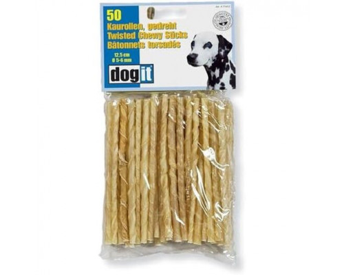 Hagen Dogit – жевательные спирали из говяжьей кожи для собак, 12,5 см, 50 шт.