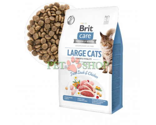 Brit Care Cat Grain-Free Large Cats power and vitality 7 kg