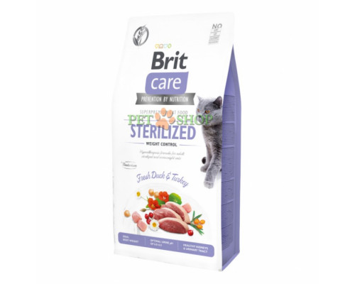 Brit Care Cat Grain-Free Sterilized and weight control 7 kg
