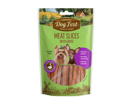 Dog Fest Slices with Goose 55g