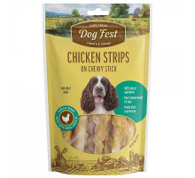 Dog Fest Chicken Stripes on Chewy Stick 90g