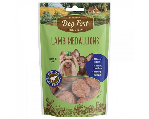Dog Fest Lamb Medallions 55g