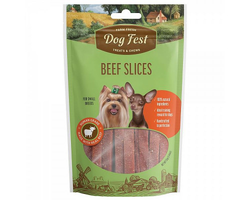 Dog Fest Beef Slices 55g