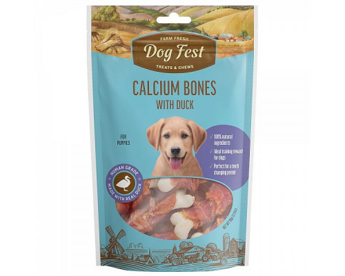 Dog Fest Calcium Bones with Duck 85 гр