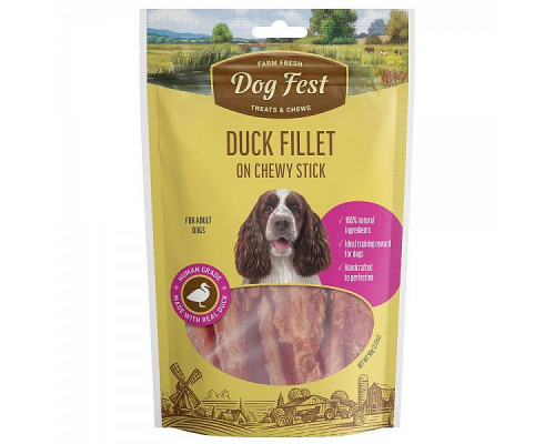 Dog Fest Duck Fillet on Chewy Stick 90g
