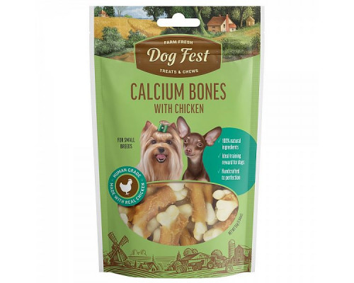 Dog Fest Calcium Bones with Chicken 55g