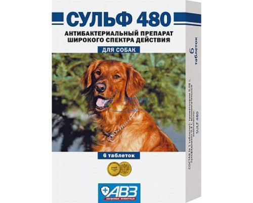 Сульф 480, 6 таблеток