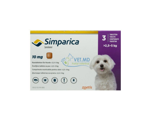 Simparica pentru ciini 5-10 kg