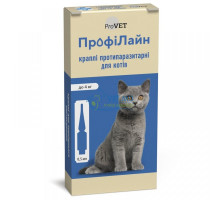 Profiline для кошек до 4 кг, 1 пипетка