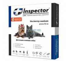 Inspector Противопаразитарный ошейник для кошек и собак мелких пород, 40 см