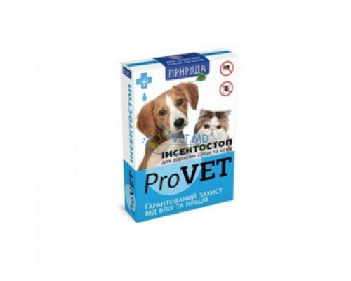ProVET InsectoStop противопаразитарное средство для собак и кошек, 1 пипетка