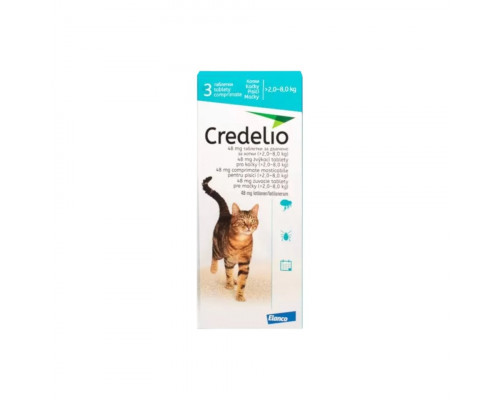 CREDELIO 48mg pisici 2-8kg 3tb TURCOAZ