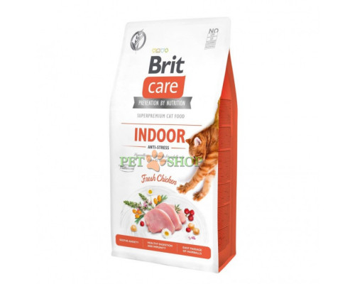 Brit Care Cat Grain-Free Indoor Anti-stress 7 kg