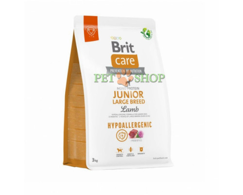 Brit Care Junior Large Breed Lamb, Rice 3 kg