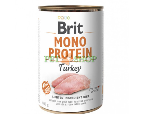 Brit Mono Protein 400 gr с индейкой