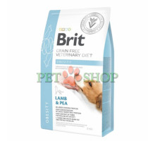 Brit GF Veterinary Diet Dog Obesity 2 kg для собак