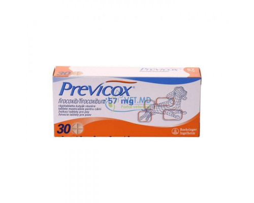 Previcox 57 mg, 30 pastile
