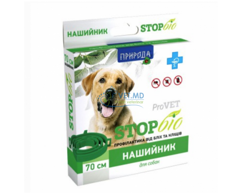 Противопаразитарный ошейник Stop Bio для собак, 70 см