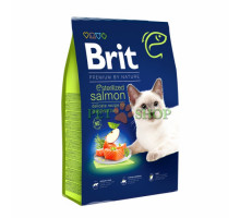 Brit Premium by Nature Cat Sterilized с лососем 8 кг