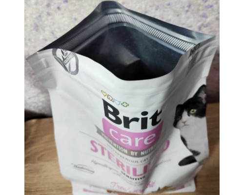Brit Care Cat Grain-Free Sterilized Sensitive 1 кг на развес