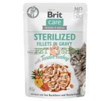 Brit Care Sterilised 85 gr с индейкой