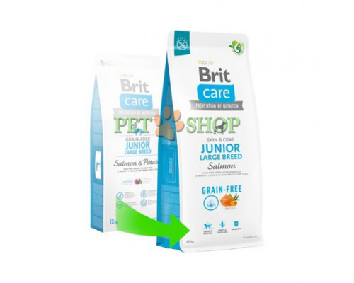 Brit Care Grain-free Junior Large Breed Salmon 12 kg
