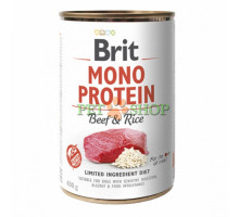 Brit Mono Protein Beef, rice 400 gr