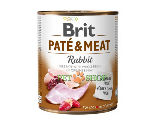 Brit Pate & Meat Rabbit 800 gr