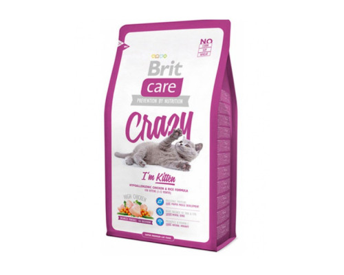 Brit Care Cat Crazy I'm Kitten 1 kg на развес