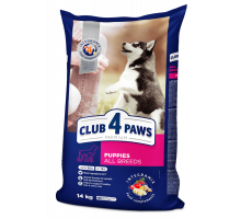 Club 4 Paws  Premium Puppy All Breeds Chicken — Сухой корм с курицей для щенков собак различных пород
