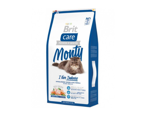 Brit Care Cat Monty I'm Living Indoor 7 kg